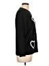 Aaeda Hearts Black Pullover Sweater Size L - photo 4