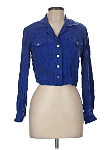 Rabbit Rabbit Rabbit Designs 3/4 Sleeve Button-Down Shirt (view 1)