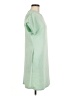 Unbranded Solid Green Casual Dress Size M - photo 4