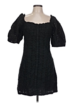 open lace back dress in Bloom | Black & White Bardot Maternity Maxi Dress with Flower