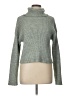 New Look Solid Green Turtleneck Sweater Size L - photo 1