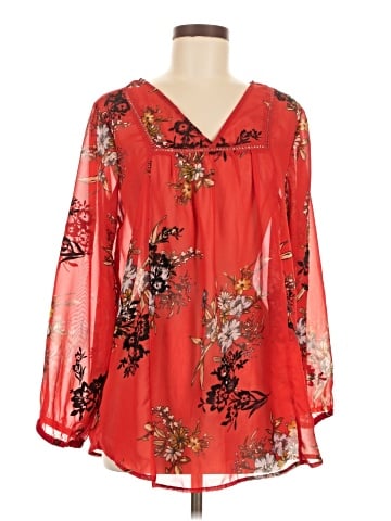 Tantrums Long Sleeve Blouse (view 1)