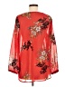 Tantrums 100% Polyester Red Long Sleeve Blouse Size M - photo 2