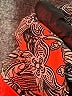 Donna Ricco Argyle Red Cocktail Dress Size 6 (petite) - photo 8