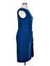 Chaps Blue Cocktail Dress Size XL - photo 4