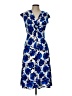 Evan Picone Print Blue Casual Dress Size 10 - photo 1