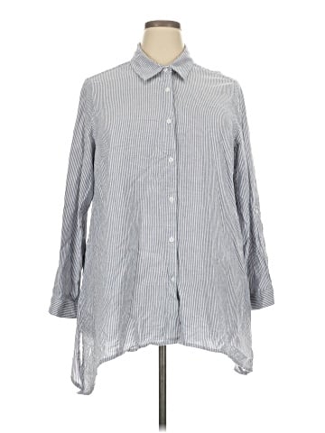 Zac & Rachel 3/4 Sleeve Button-Down Shirt (view 1)