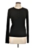 J.Crew Black Long Sleeve Henley Size L - photo 1