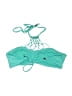 H&M Solid Teal Swimsuit Top Size 8 - photo 2