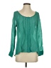 Mine Teal Long Sleeve Blouse Size S - photo 1