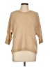 Misia Metallic Tan Pullover Sweater Size L (petite) - photo 1