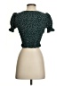 Shein Green Short Sleeve Blouse Size 2 - photo 2