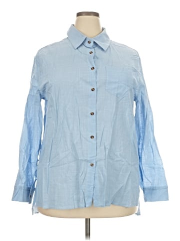 Unbranded Long Sleeve Button-Down Shirt (view 1)