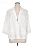 Elementz White 3/4 Sleeve Button-Down Shirt Size 1X - photo 1