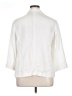 Elementz White 3/4 Sleeve Button-Down Shirt Size 1X - photo 2