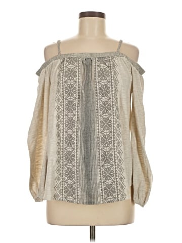Mystree 3/4 Sleeve Blouse (view 1)