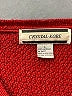 Crystal-Kobe 100% Acrylic Red Cardigan Size L - photo 7