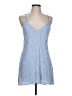 Lulus 100% Rayon Stripes Blue Sleeveless Blouse Size L - photo 1