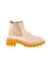Schutz 100% Leather Yellow Orange Boots Size 10 1/2 - photo 1