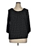 MICHAEL Michael Kors Polka Dots Black 3/4 Sleeve Blouse Size XL - photo 1