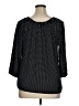 MICHAEL Michael Kors Polka Dots Black 3/4 Sleeve Blouse Size XL - photo 2