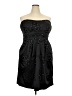 Snap Black Cocktail Dress Size 24 - photo 1