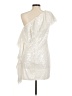 Mac Duggal 100% Polyester Ivory Cocktail Dress Size 8 - photo 2