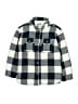 Gap Kids 100% Cotton Checkered-gingham Gray Jacket Size M (kids) - photo 1
