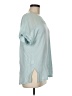 Lyssé 100% Polyester Teal Short Sleeve Top Size M - photo 4
