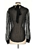 Veronica Beard Polka Dots Black Long Sleeve Blouse Size 0 - photo 2