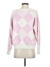 Assorted Brands 100% Polyester Argyle Pink Pullover Sweater Size S - photo 2