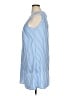 Unbranded 100% Polyester Stripes Blue Casual Dress Size XL - photo 5