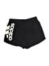 Adidas 100% Polyester Solid Black Athletic Shorts Size 7 - 8 - photo 2