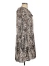 Unbranded 100% Rayon Animal Print Silver Casual Dress Size L (estimated) - photo 4