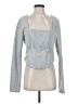 Good American Silver Long Sleeve Top Size 5 - photo 1