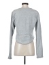 Good American Silver Long Sleeve Top Size 5 - photo 2