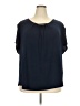 Ryan Wythe Blue Short Sleeve Blouse Size 3X - photo 1