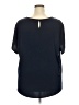 Ryan Wythe Blue Short Sleeve Blouse Size 3X - photo 2