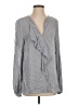Libby Edelman 100% Rayon Gray Long Sleeve Blouse Size S - photo 1