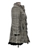 Harold's Houndstooth Gray Wool Coat Size L - photo 4