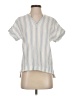 L.L.Bean 100% Cotton Blue Short Sleeve Blouse Size S - photo 1