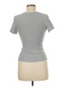 Unbranded Gray Short Sleeve Turtleneck Size M - photo 2