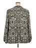 db established 1962 Paisley Gray Long Sleeve Blouse Size 3X - photo 2