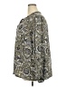 db established 1962 Paisley Gray Long Sleeve Blouse Size 3X - photo 5