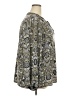 db established 1962 Paisley Gray Long Sleeve Blouse Size 3X - photo 4