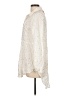 Solitaire 100% Rayon Polka Dots Ivory Long Sleeve Blouse Size L - photo 5