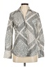 Zara Gray Long Sleeve Blouse Size M - photo 1