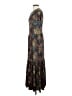Saint + Sofia Print Black Casual Dress Size 4 - photo 5