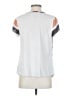Van Heusen 100% Polyester Stripes Silver Short Sleeve Top Size S - photo 2
