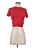 Assorted Brands Red Short Sleeve Turtleneck Size S - photo 1